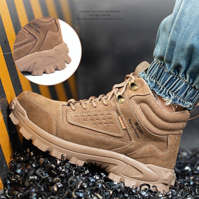 Indestructible Work Safety Boots Men's Casual Shoes MCSZXC28 dylinoshop