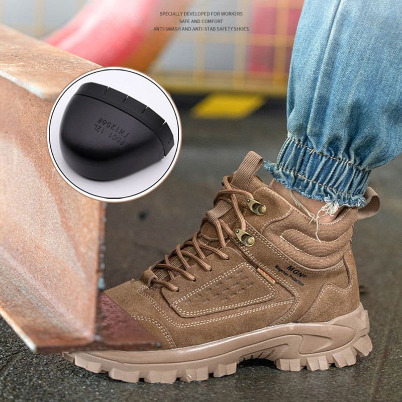 Indestructible Work Safety Boots Men's Casual Shoes MCSZXC28 dylinoshop