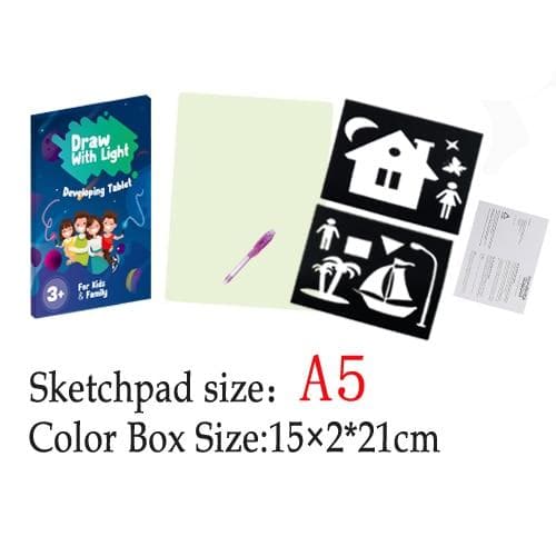 Luminiscent Drawing Board for Kids DYLINOSHOP