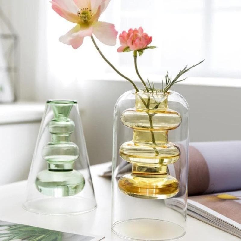 Crystal Glass Hydroponic Vase dylinoshop