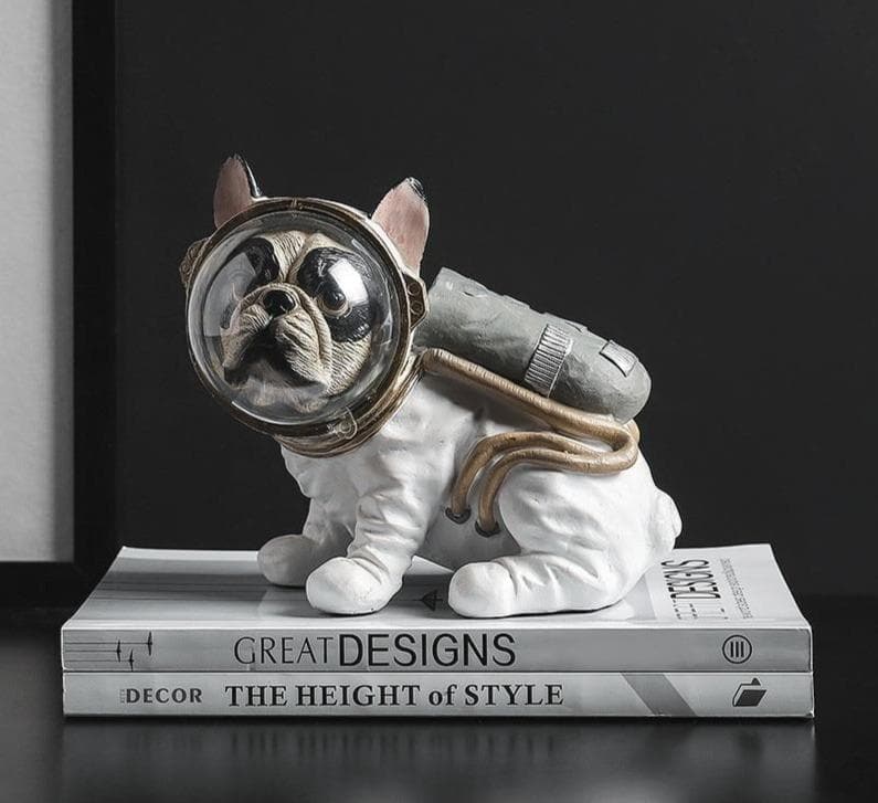 Astronaut Dog Figurines dylinoshop