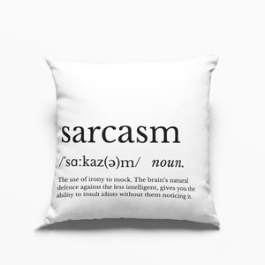 Sarcasm Definition Cushion Cover Feajoy