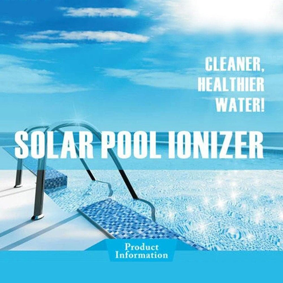 Solar-Powered Pool Ionizer - up to 85% Less Chlorine dylinoshop