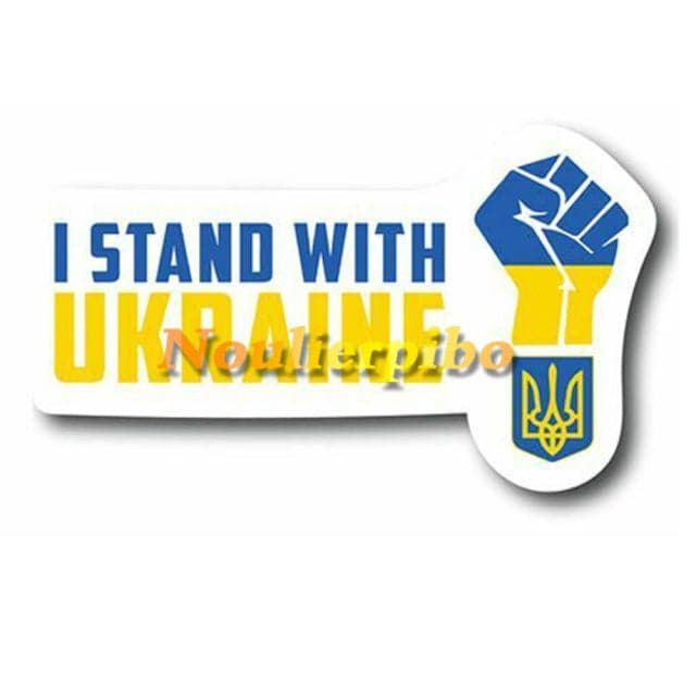 Ukraine Flag Vinyl Car Stickers DYLINOSHOP
