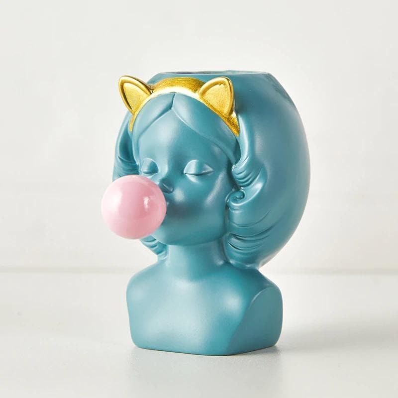 Bubblegum Girl Vase dylinoshop